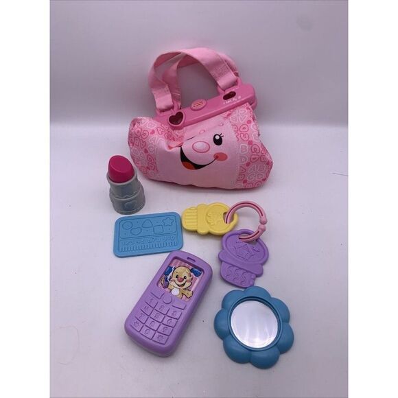 Fisher Price My Pretty Learning Purse Pink Musical - Picture 1 of 10